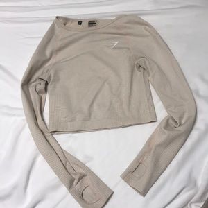 Gymshark seamless long sleeve crop